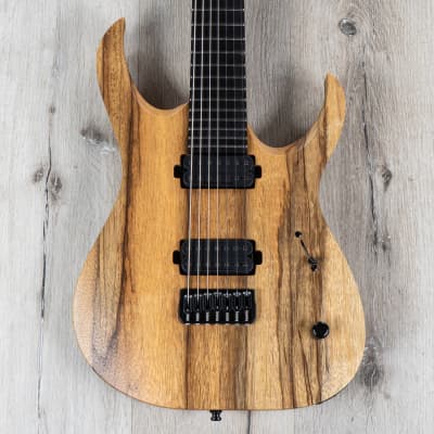 Mayones Duvell BL 7 Guitar, 7-String, Ebony Fretboard, Black Limba Body image 1