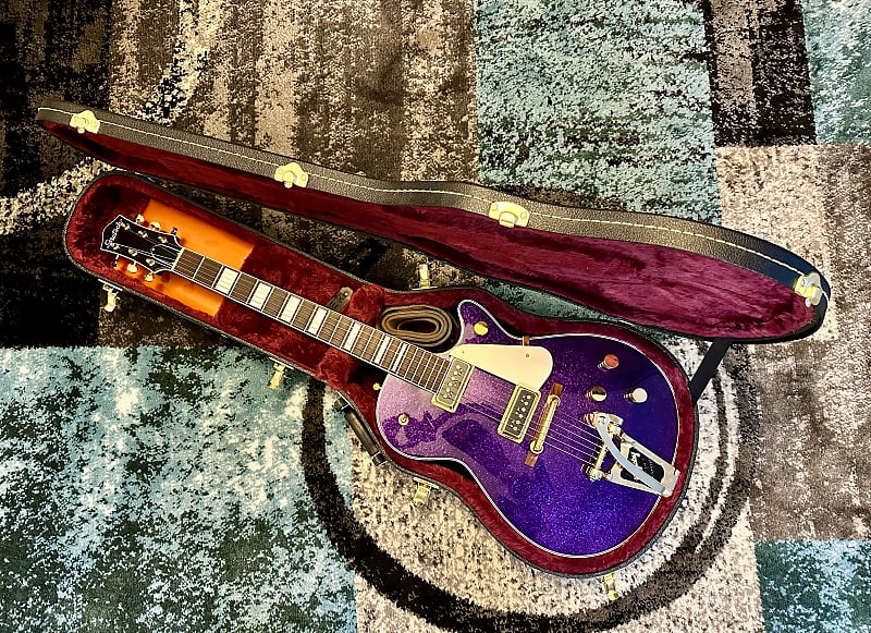 Gretsch G6129T Duo Jet Vintage Select Wildwood Limited Edition Purple Sparkle image 1