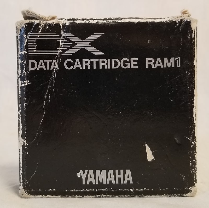 Yamaha NOS Vintage DX Data Cartridge Ram1 for DX7 Synth, MIJ
