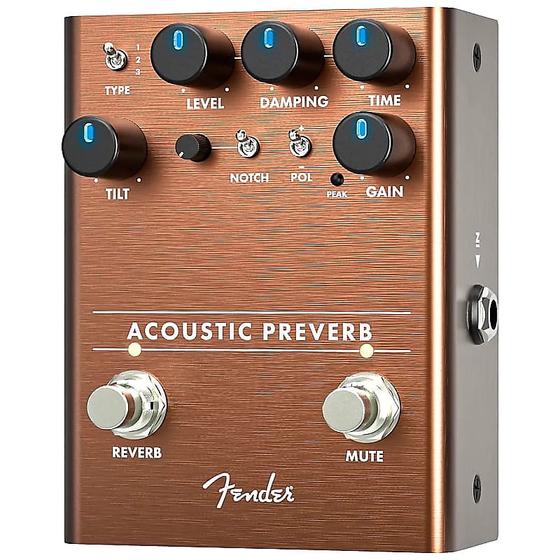 Fender Acoustic Preverb Acoustic Preamp/Reverb Effects Pedal