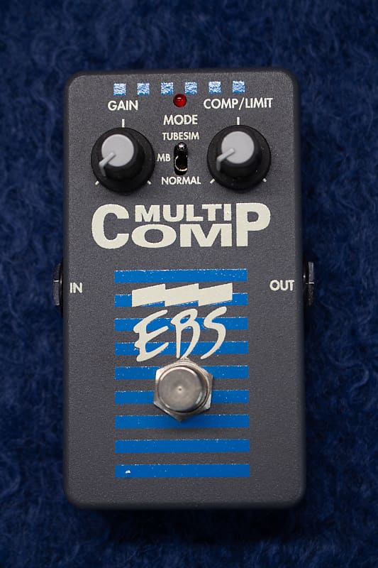 VERY RARE EBS MultiComp V1 1998 Boutique Bass Effects Pedal
