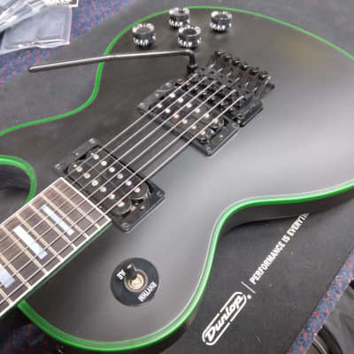 Gibson Les Paul Axcess Custom Green Widow in Satin Black w/Full Warranty! image 1