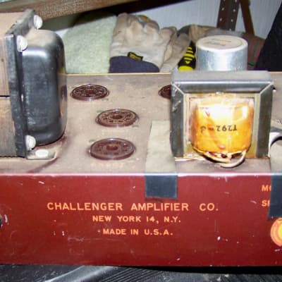 1956 Challenger HF8A 2-6V6 10 Watt Mono Tube Amplifier image 4