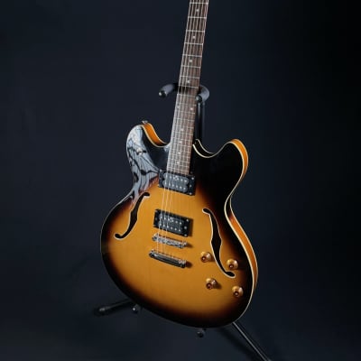 2003 Oscar Schmidt Delta King OE-30/TS Semi-Hollow Body Electric Guitar image 5