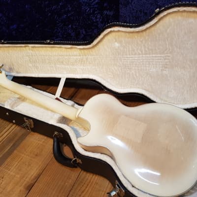 2013 Gibson Les Paul Supreme Whiteburst Mahogany Chamber Chambered LP FlameMaple image 11