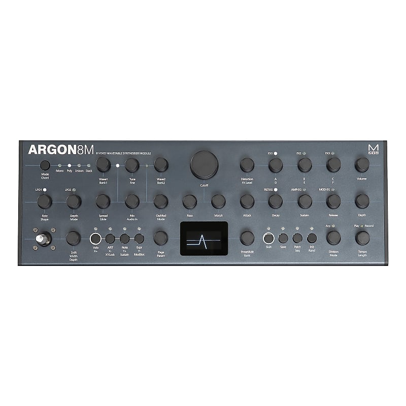 Modal Electronics Argon8M 8 Voice Wavetable Synthesizer Module