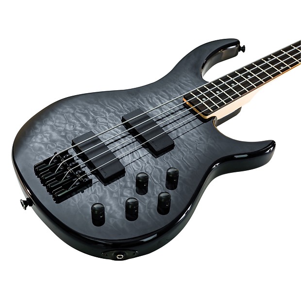 Peavey Millennium 4 AC Electric Bass Guitar, Trans Black