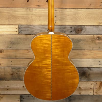 Epiphone J-200 Acoustic/Electric Guitar Aged Antique Natural Gloss "Excellent Condition" image 5