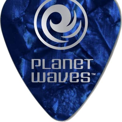 10 médiators Planet Waves Classic Standard - 0,7 mm - bleu nacré image 1