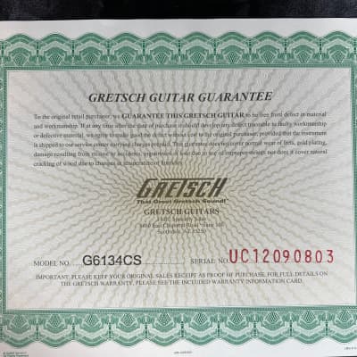 Gretsch Custom White Penguin G6134CS-2012 - Stephen Stern - **Price reduction! image 23
