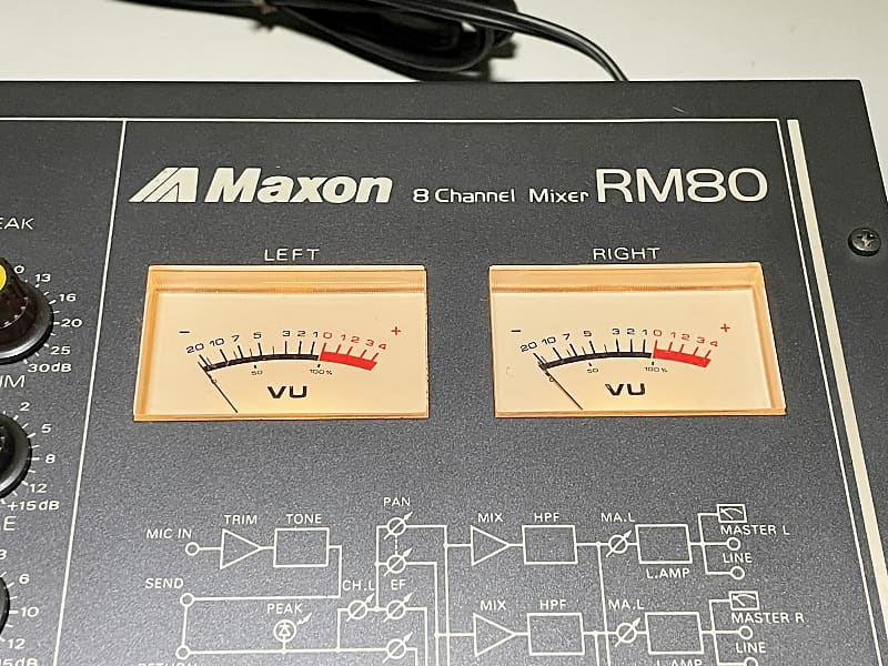 maxon RM-80 8chアナログミキサー 一部難有(ミキサー)｜売買されたオークション情報、yahooの商品情報をアーカイブ公開 -  オークファン 楽器、器材