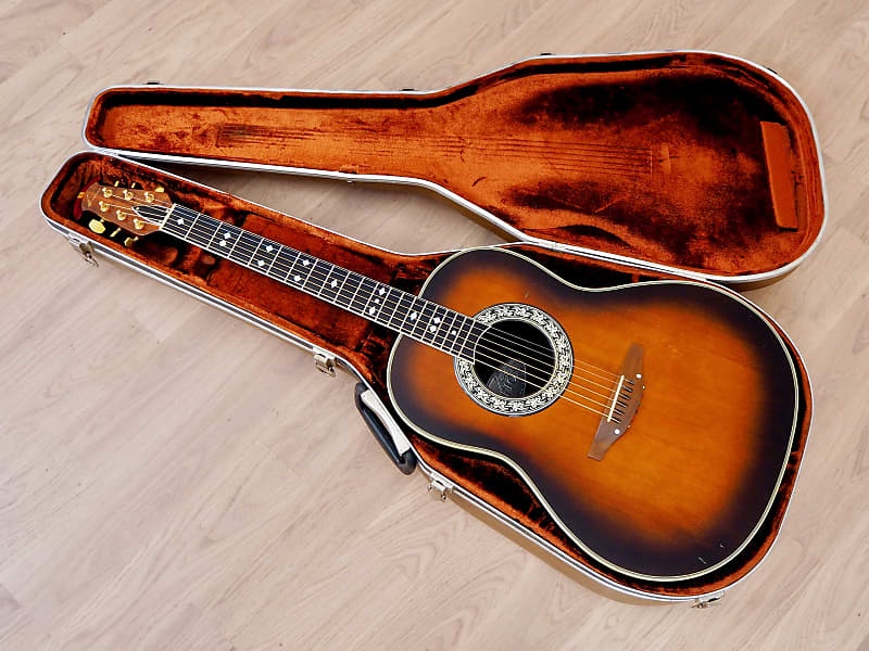 1973 Ovation Legend 1117-1 Vintage Acoustic Guitar USA-Made w/ Case, Deluxe  Balladeer | Reverb Norway