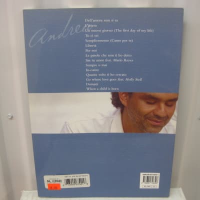 Andrea Bocelli Andrea Piano Vocal Sheet Music Song Book Songbook image 2