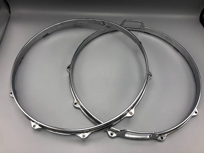 Tama スネア　star-cast Hoops ケース　もついてます。 TAMA-Die-Cast-Hoop-14-8-Loch-