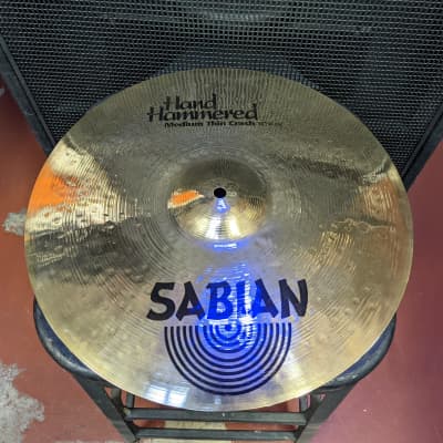 New! Sabian 16" Brilliant Finish HH Medium Thin Crash Cymbal - Never Displayed! image 1