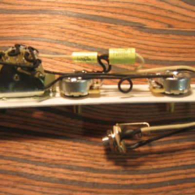 K D Paulus Guitar Parts Premium “Eldred Esquire Mod” Harness - Sozo NexGen Yellow Mustard Vintage Ca image 2