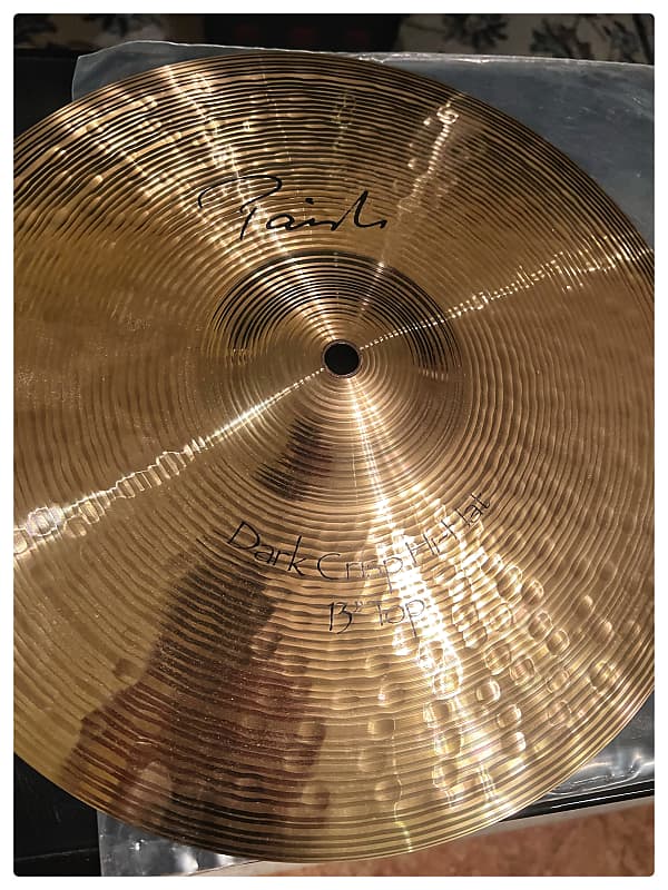 Paiste 13”Signature Dark Crisp Hi-Hat Pair - New! | Reverb