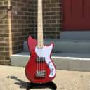 G&L Tribute Fallout Short Scale Bass Candy Apple Red
