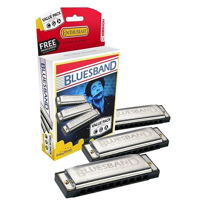 Hohner Bluesband Value Pack Includes Key of G, C, A image 1