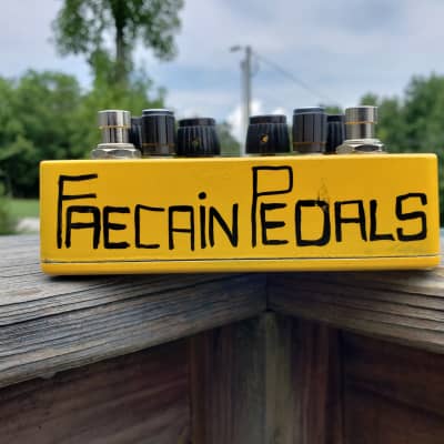 Pedal PCB  Paragon Overdrive - Faecain Pedals - 2022 Yellow/Black image 6