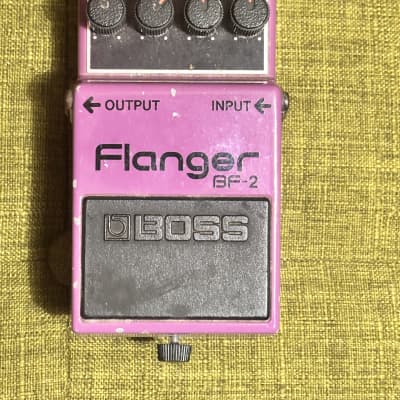 Boss BF-2 Flanger 1984-1990 (Green Label) Made In Japan | Reverb