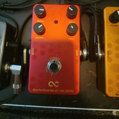 Reverb.com listing, price, conditions, and images for one-control-dyna-red-distortion-4k-pedal