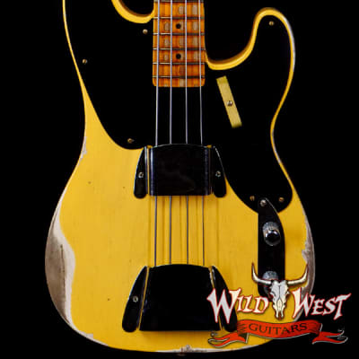 Fender Custom Shop Limited Edition 1951 Precision Bass P-Bass Heavy Relic Nocaster Blonde for sale