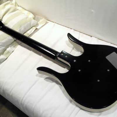 Jerry Jones Longhorn Bass 1992 - Left-Handed Black image 4