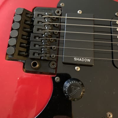 Heartfield  Fender Talon I 90s - Shadow Humbucker Org. Floyd Rose II  Candy Apple Red in Very Good Condition with GigBag image 6