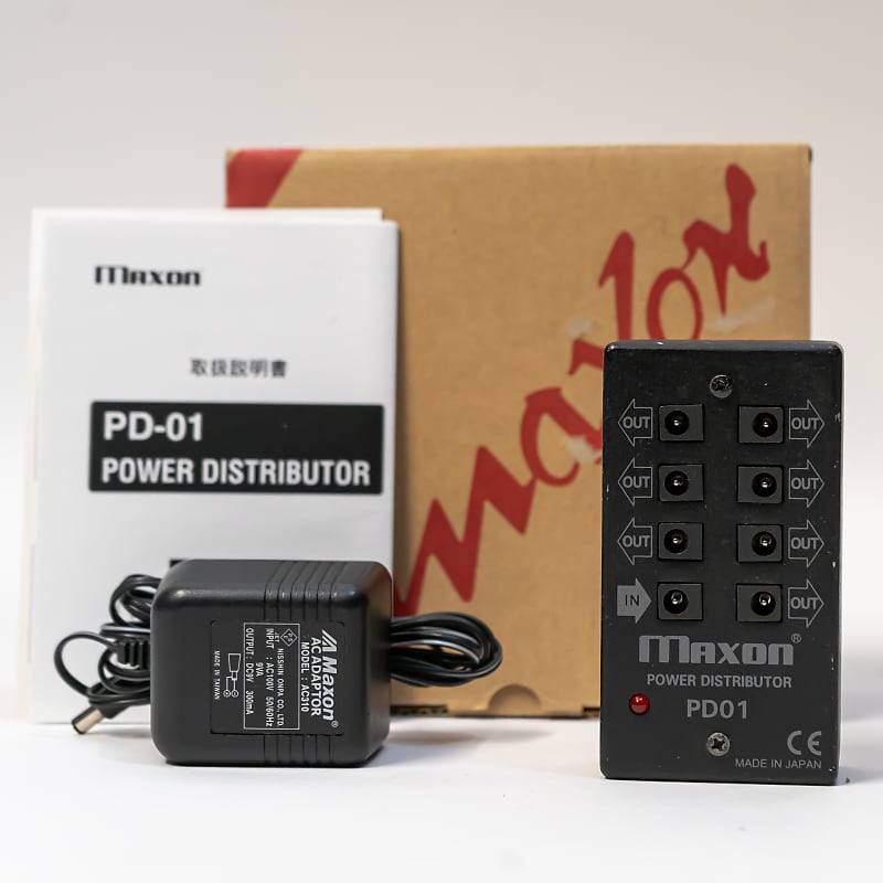 Maxon PD01 Power Distributor with Power Supply and Box