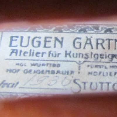 Eugen Gärtner Stuttgart 1937 Reverb