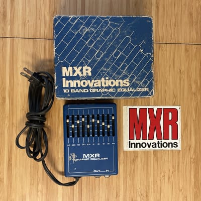 MXR Ten Band Graphic Equalizer 1976 - 1984 - Blue for sale