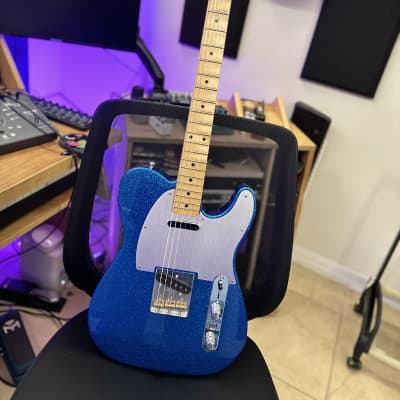 Fender J Mascis Signature Telecaster 2021 - Present - Bottle Rocket Blue Flake image 1
