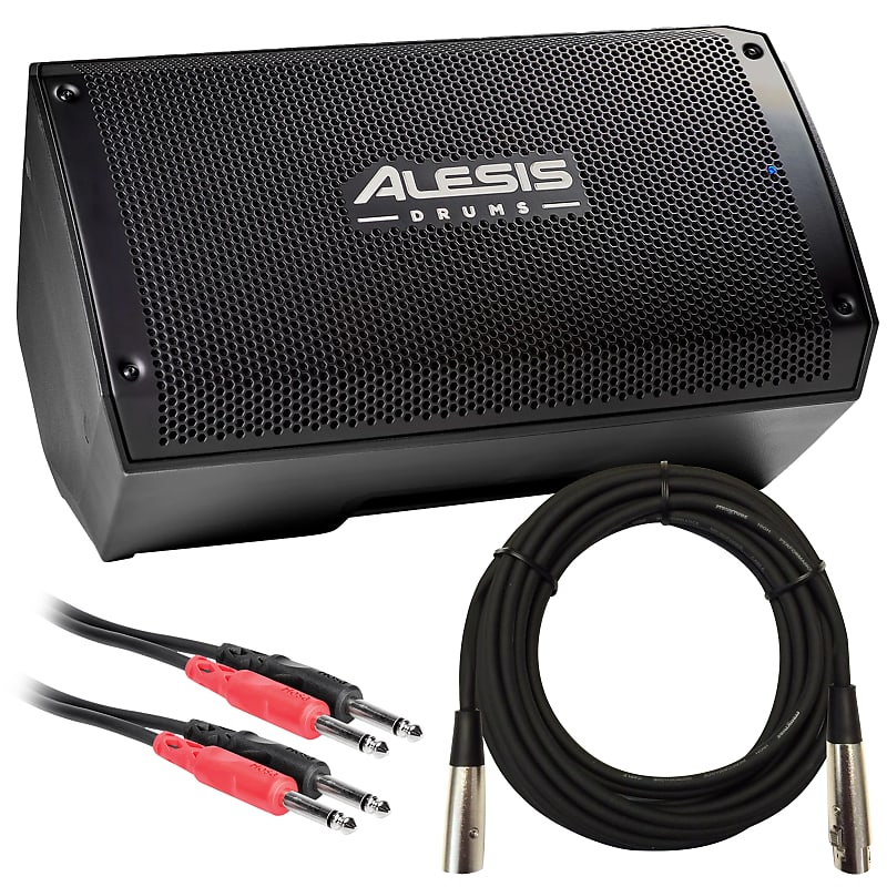 Alesis Strike Amp 8 MKII Powered Drum Amplifier CABLE KIT Reverb