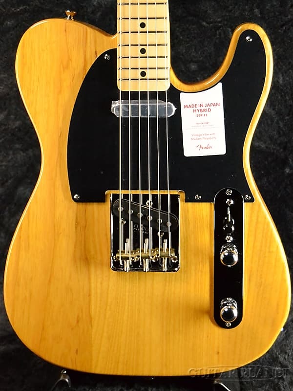 Fender Made In Japan Hybrid 50s Telecaster Vintage Natural | Reverb