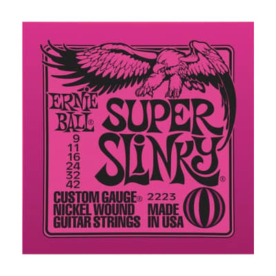 ERNIE BALL Super Slinky Nickel Wound Electric Guitar Strings (2223) Single Pack image 1