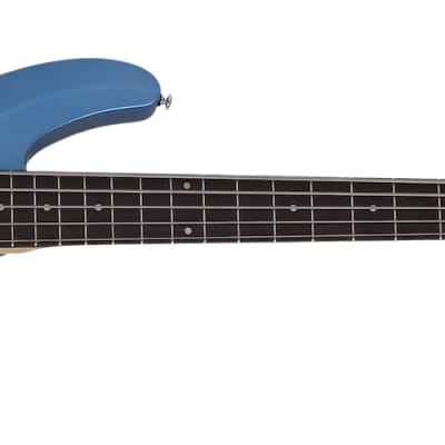 Schecter 588 C-5 Deluxe Bass Guitar - Satin Metallic Light Blue for sale