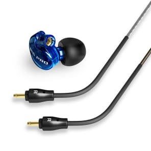 MEE Audio M6 PRO Noise-Isolating Limited Edition Blue In-Ear Monitors image 3