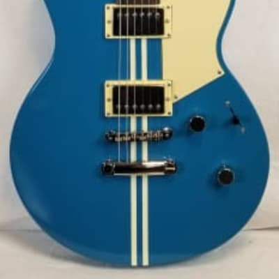 Yamaha RSE20 SWB Revstar Element, Chambered maple and mahogany body, carbon-reinforced neck and body, 2 Alnico V Humbucking pickups; Swift Blue image 6