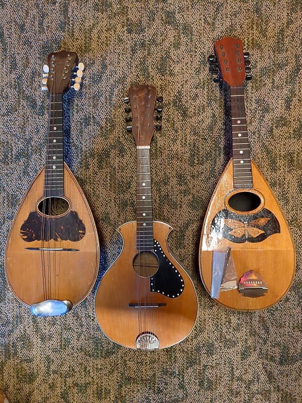 (3) Early 1900's Mandolins for repair | Reverb