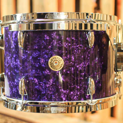 Gretsch Broadkaster Purple Marine Pearl Drum Set - 14x24,9x13,16x16 - SO#1343673 image 4
