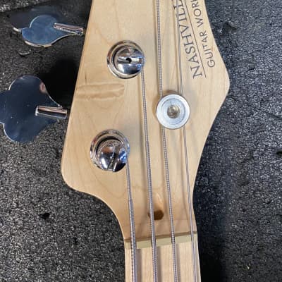 Nashville Guitar Works NGW225BK P Bass in Black image 3