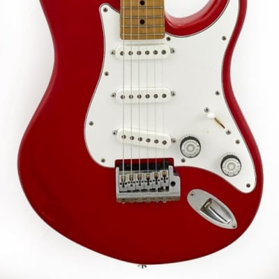 Vintage late 80s Peavey Falcon - red Strat-style, Kahler tremolo image 2