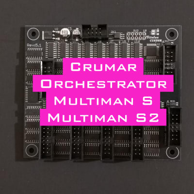 Crumar Orchestrator, Multiman S, Multiman S2 MIDI kit retrofit Vitalka Custom