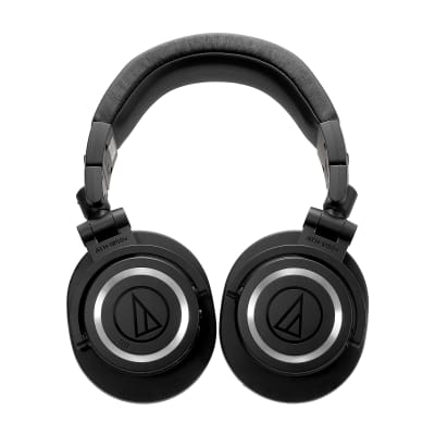 Audio-Technica ATH-M50xBT2 Black Bluetooth Studio Headphones Bundle with Earpads image 6