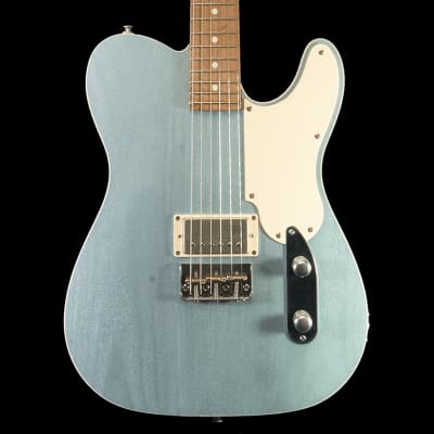 Patrick James Eggle Oz-T Cabronita Guitar in Iced Blue for sale