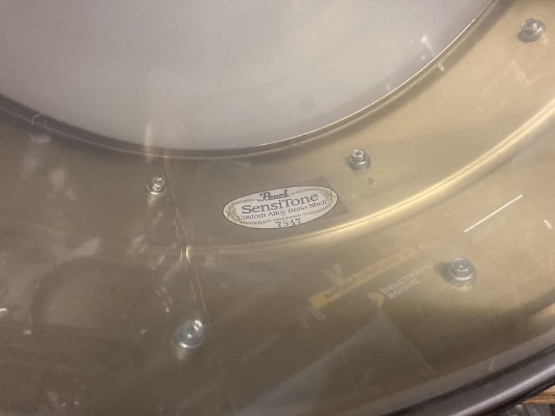 Pearl Sensitone Custom Alloy Brass Snare Drum