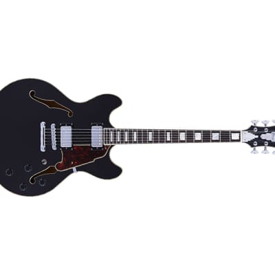 D'Angelico Premier DC Electric Guitar - Black Flake - Open Box image 4