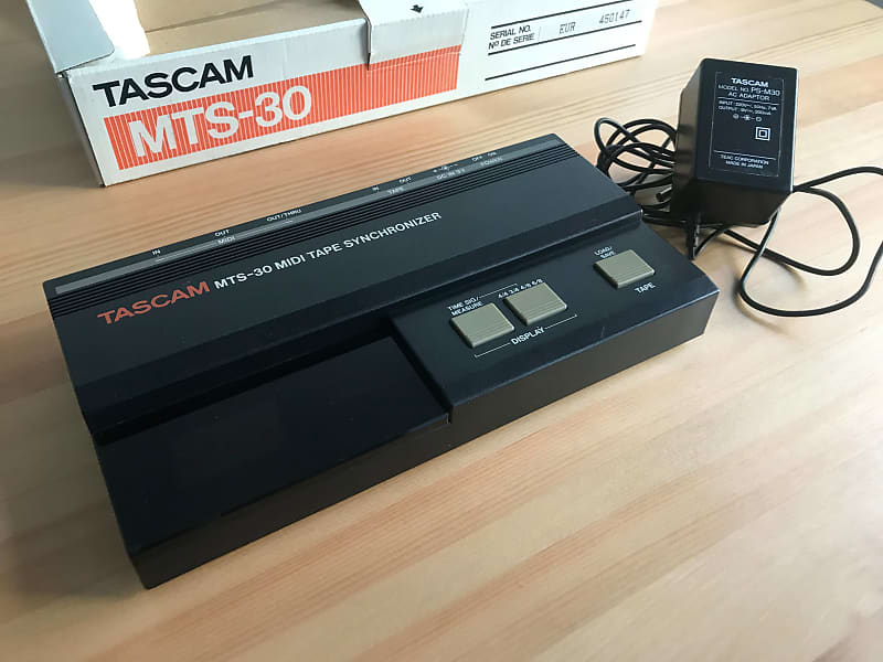 【希少 極美品】TASCAMタスカムMTS-30 MIDIテープシンクロナイザー TASCAM MTS-30 Midi Tape Synchronizer | Reverb