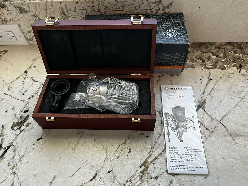 Neumann TLM103 Microphone In Case w Box And Mount image 1
